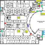 Map of the first floor of Encino.